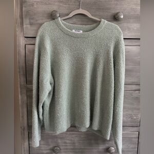 Old Navy Light Mint & Tinsel Sparkle Crew Neck Sweater | Size XXL